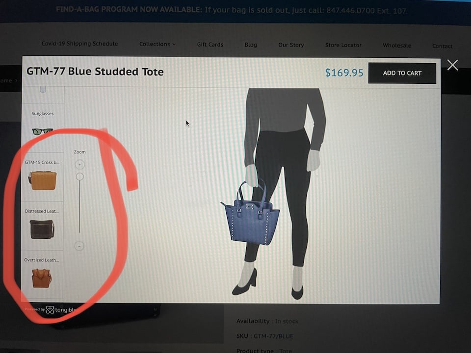Computer Suggested purses