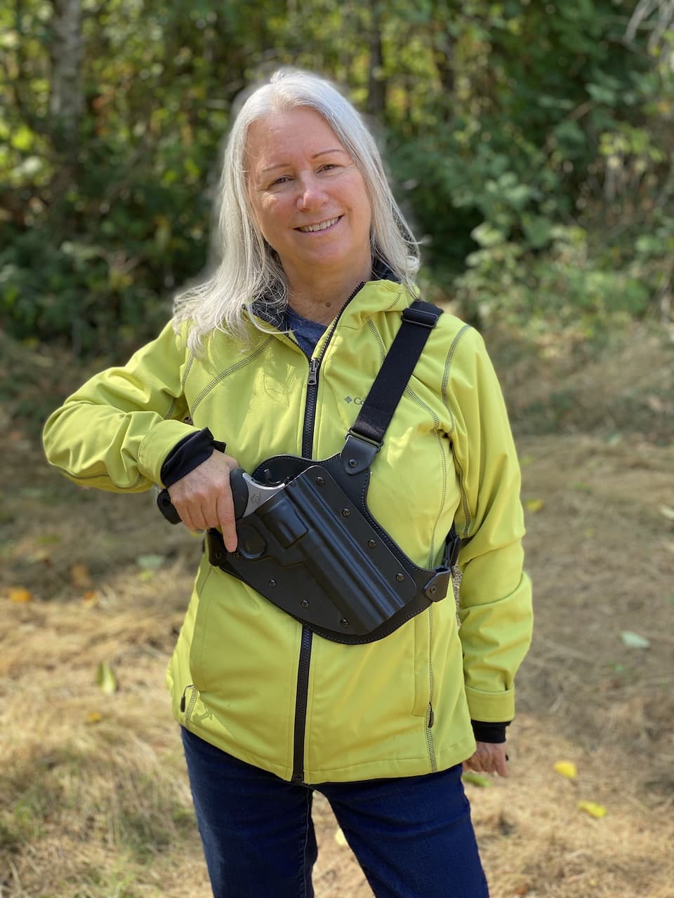 Nancy Keaton in Crossbreed Chest rig