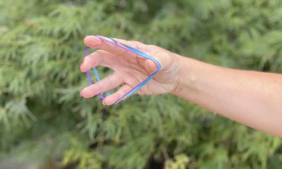 Rubber band exercise. Increase Your Grip Strength