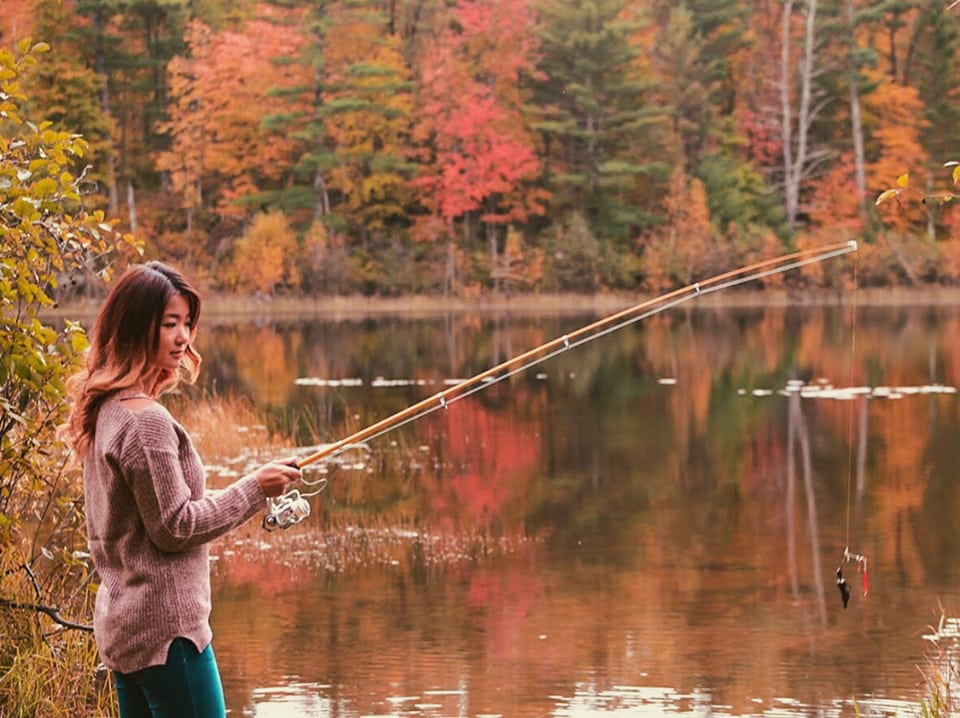 Jenny Anderson fall fishing