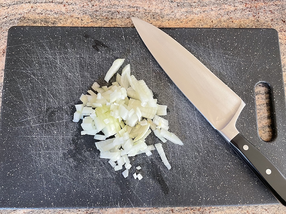 Chop onion