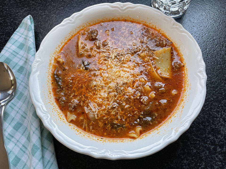 Instant Pot Venison Lasagna Soup 2