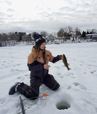 Girls with Guns Clothing - I used to HATE ice-fishing (just