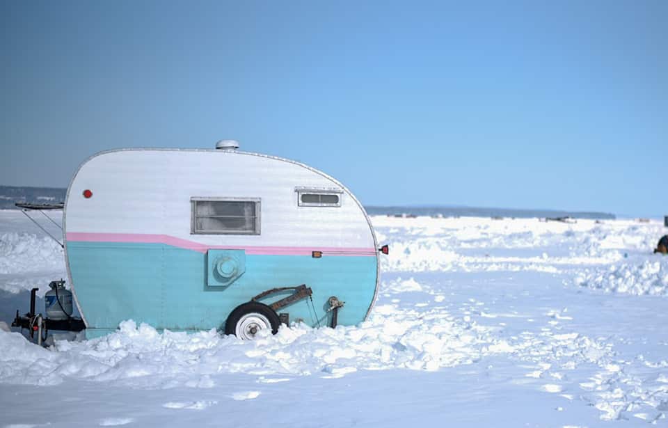 Jenny Anderson Lil Hotdish ice fishing camp