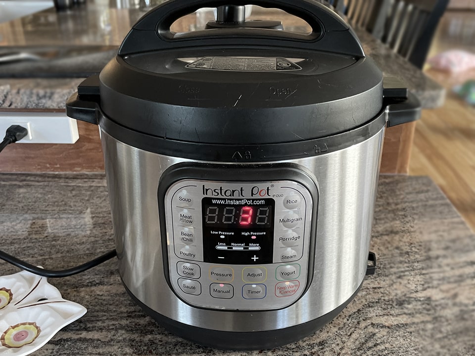 Pressure cook the noodles Instant Pot