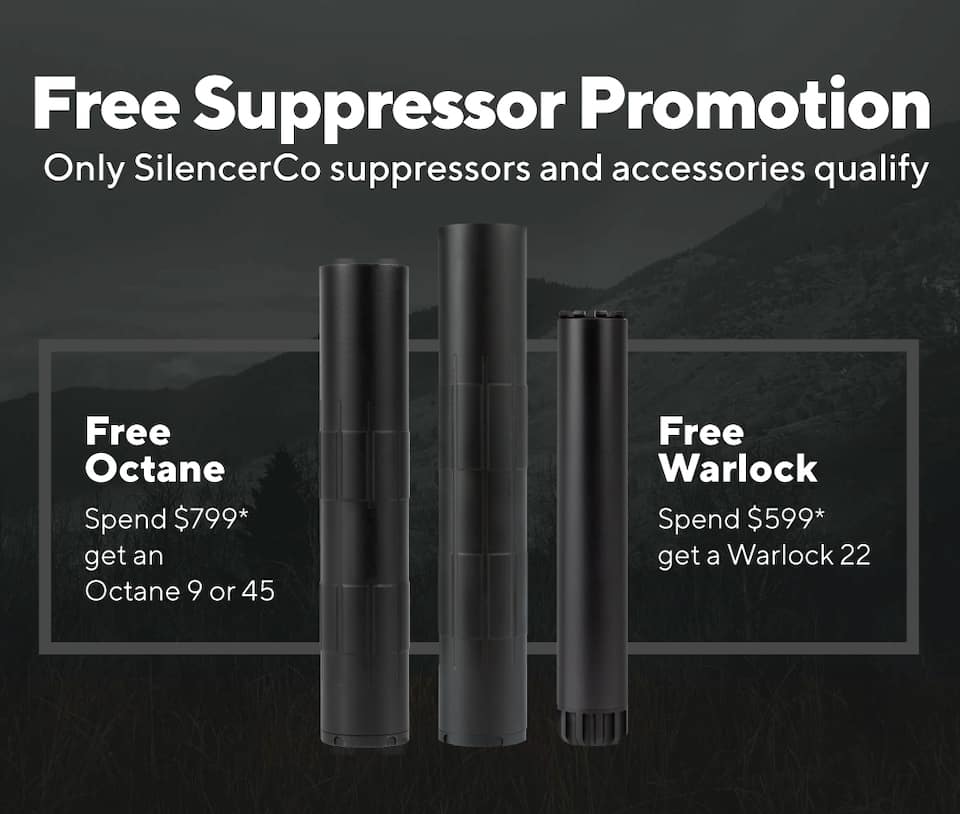 SilencerCo Giveaway Free Suppressor Promotion