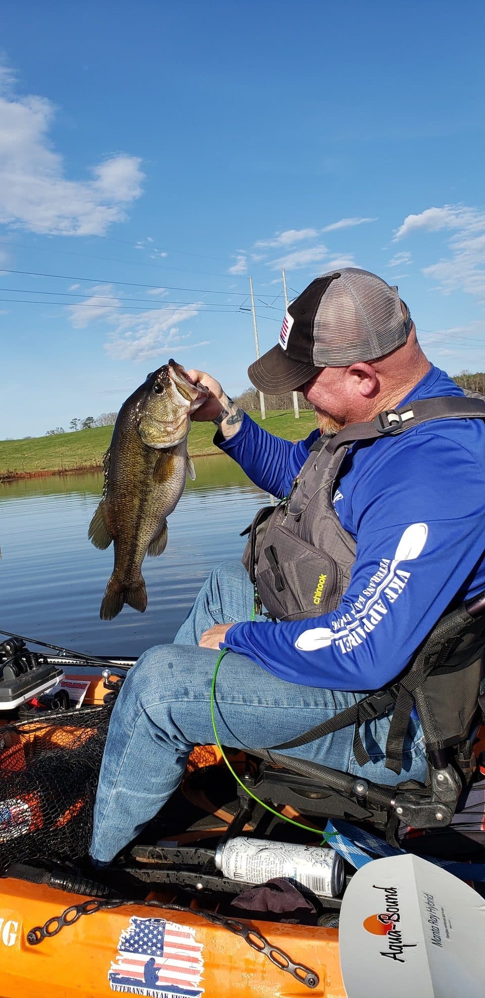 veterans kayak fishing