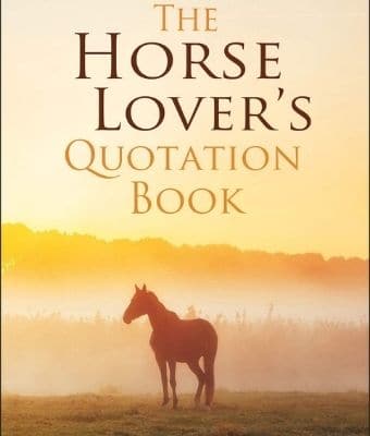 cover horse lover's quotation book feature