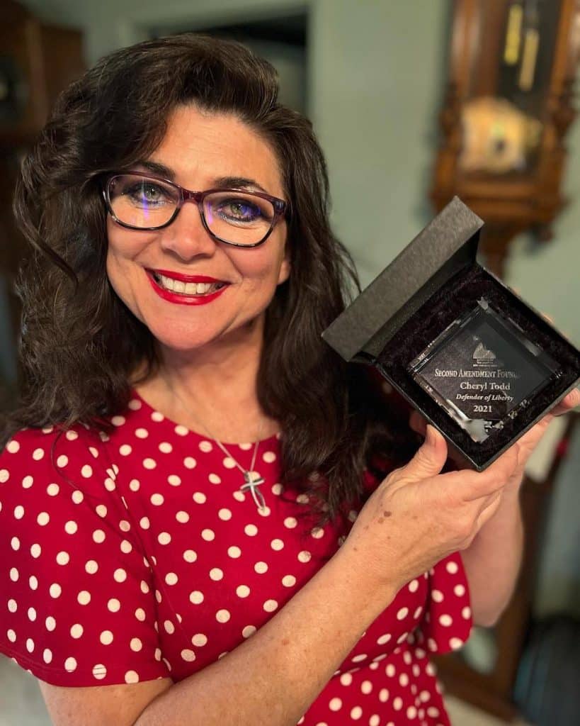 CHERYL TODD DEFENDER OF LIBERTY AWARD 2021