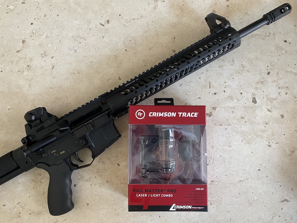 CMR-301 and rifle
Crimson Trace