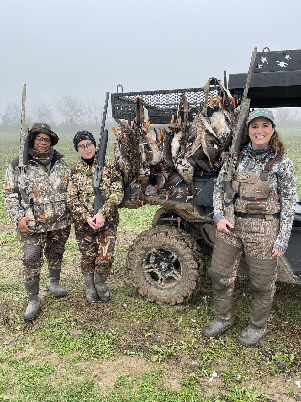 Sisterhood of the Outdoors duck hunters