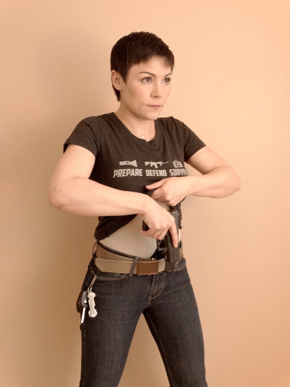 Tatiana Whitlock Appendix Carry with Phlster Enigma Holster