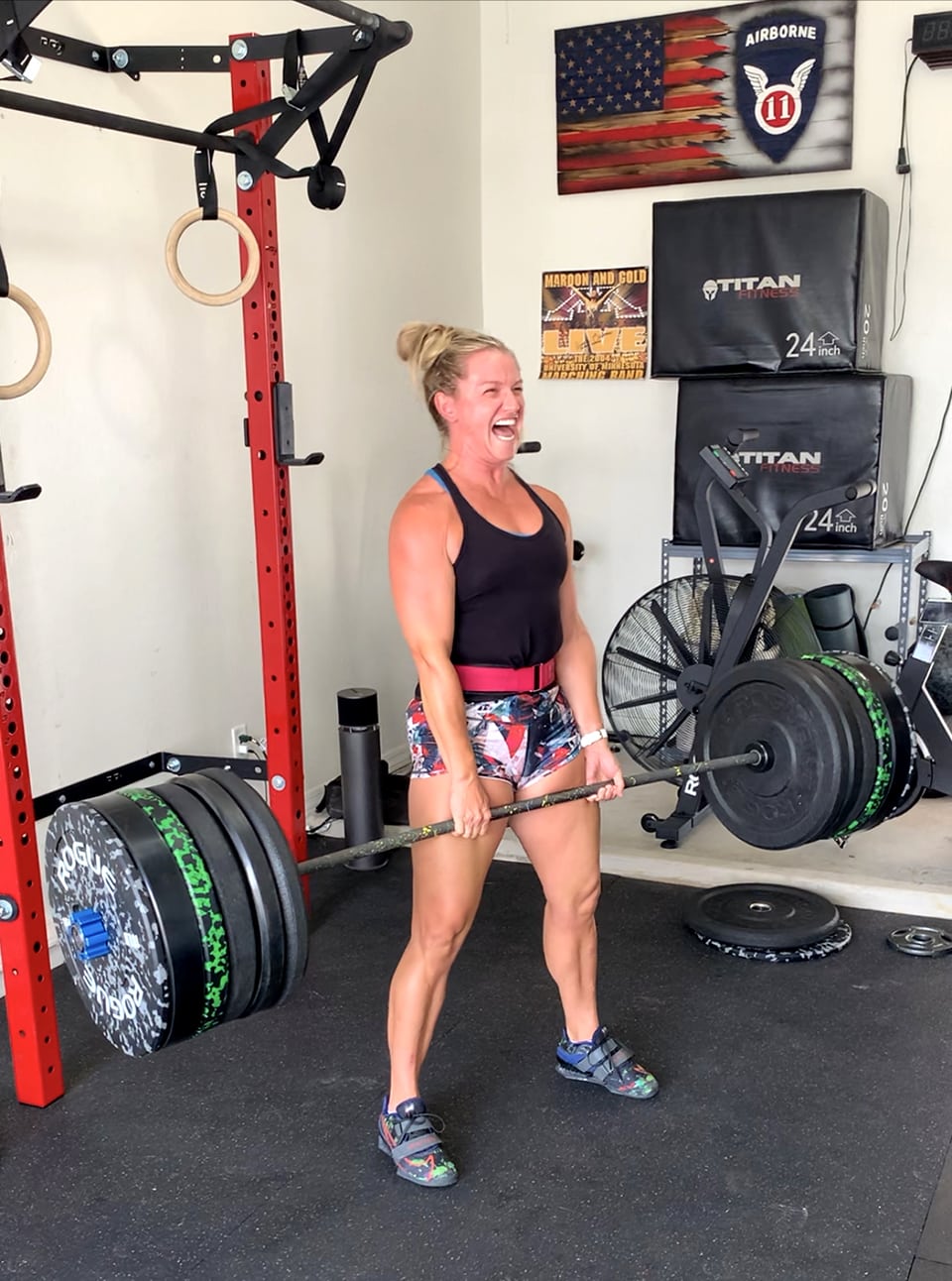 Aimee Langdon working out 1