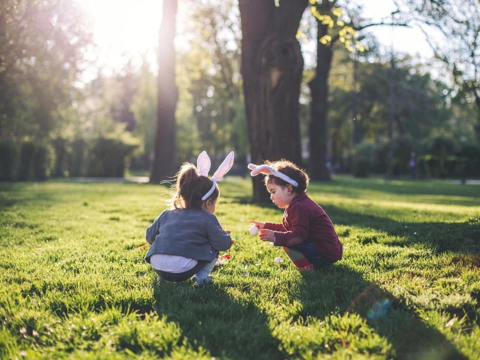 Easter Egg hunt in the modern day