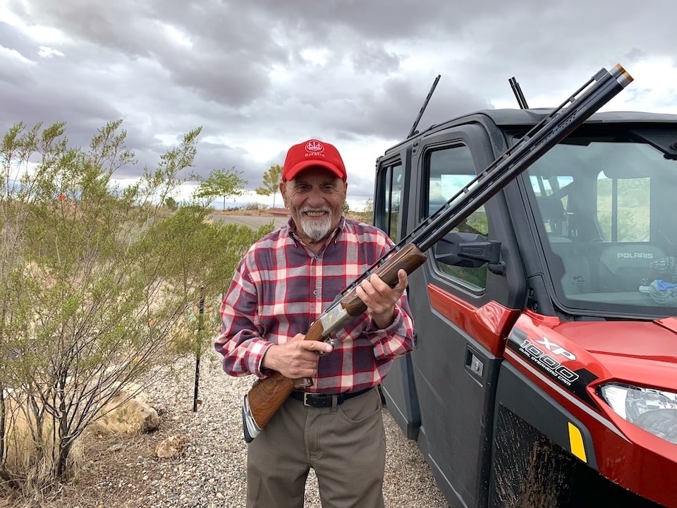 Sporting Clay class champion at Huntsman's World 2021 Senior Games Nick Cipollinos 90 yrs old