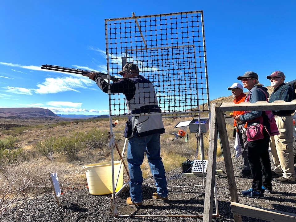 champion shooter Richard Gillette at Huntsman's 2021 World Senior Games heic