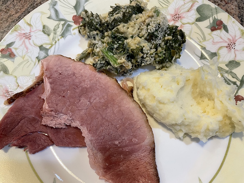 Plated Kale Madeleine