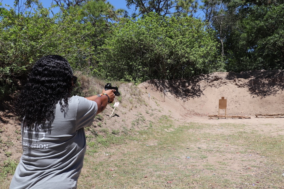 Avery Skipalis enjoying time at the range