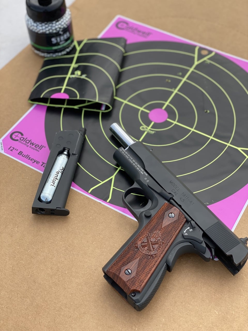 Accuracy testing at 5 and 7 yards