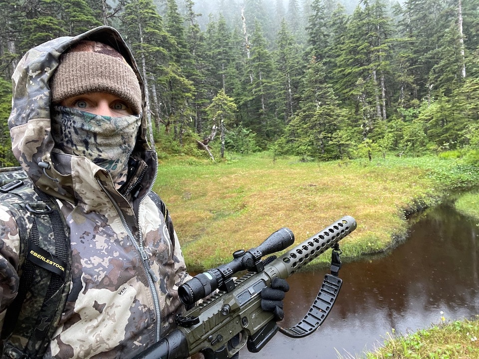 Alaska rain Alaskan black bear hunt