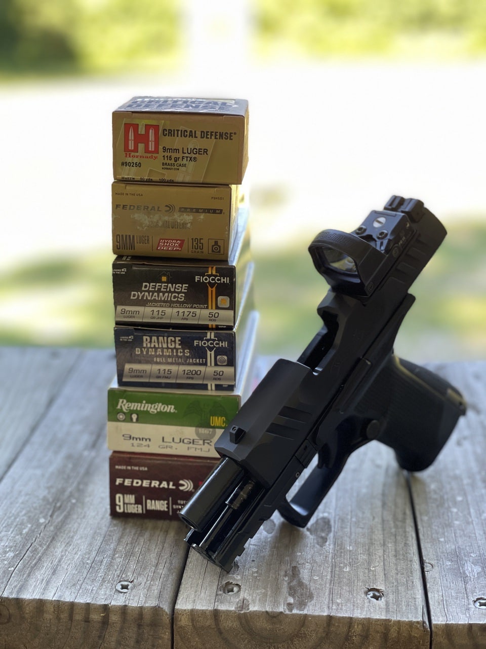 Stack of ammo with Walther PDP F-Series