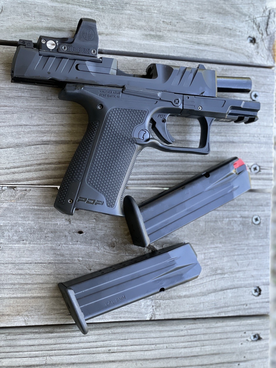 Walther PDP F-Series firearm and mags