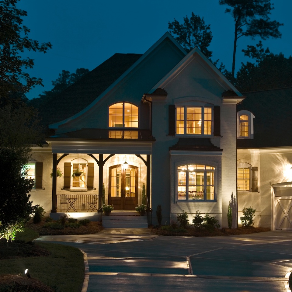 Install exterior lighting on your home