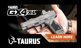 Tauraus GX4XL Pistols Longer slide adds 1 inch of length when compared to the GX4—increasing muzzle velocity and sight radius, making it easier to maintain accuracy.