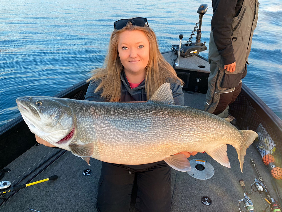 Vana Korhonen massive lake trout