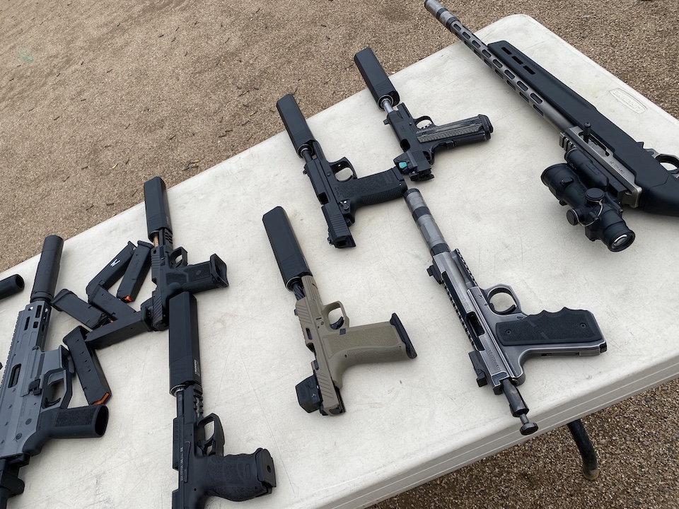 Variety of SilencerCo Suppressed Firearms to Demo