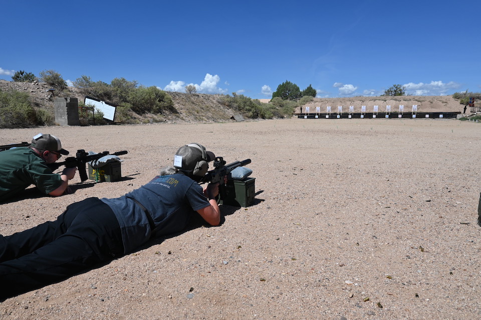 Zeroing in Rifle at SilencerCo Media Event Gunsite Academy