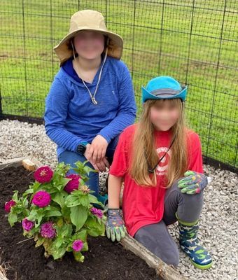 raised garden bed feature