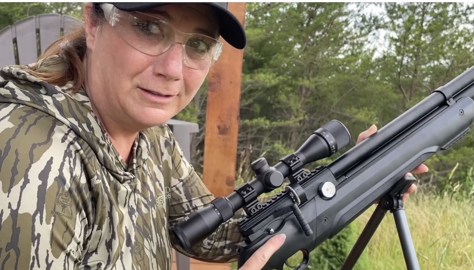 Amy Ray with Air Gun