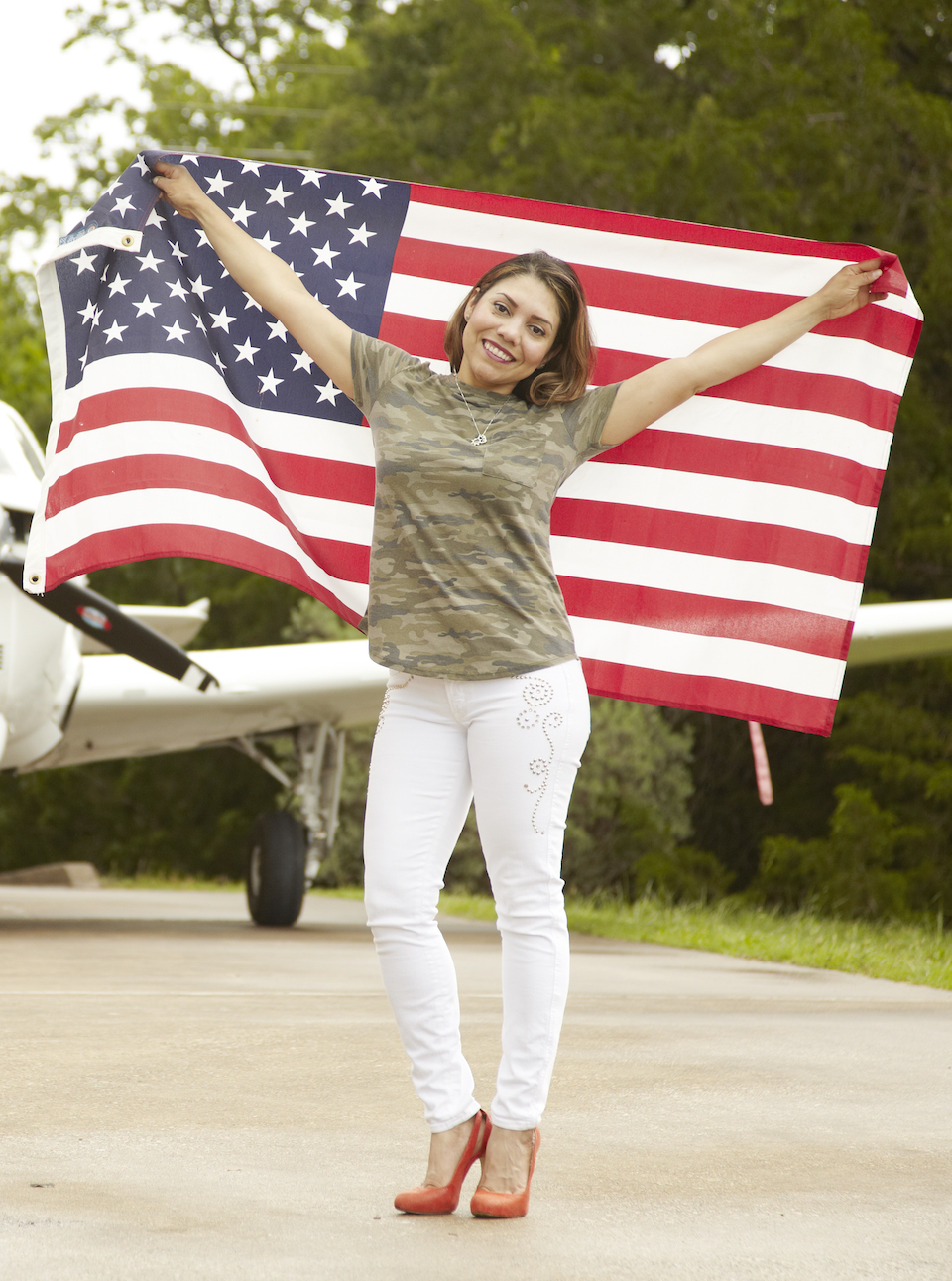 Gabby Franco American Flag