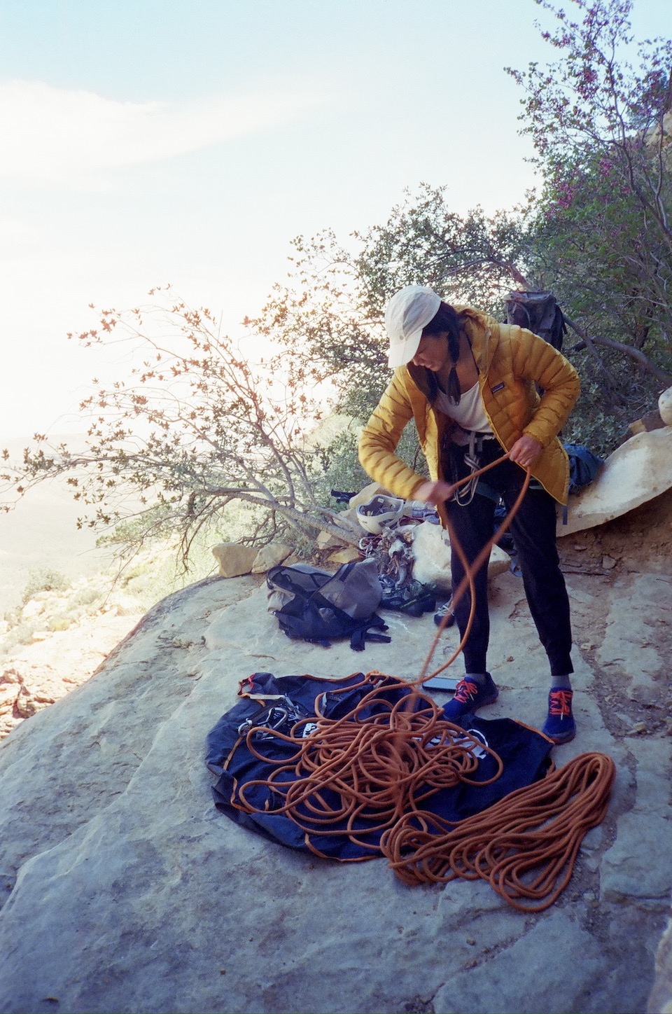 The challenge and the fun in rock climbing