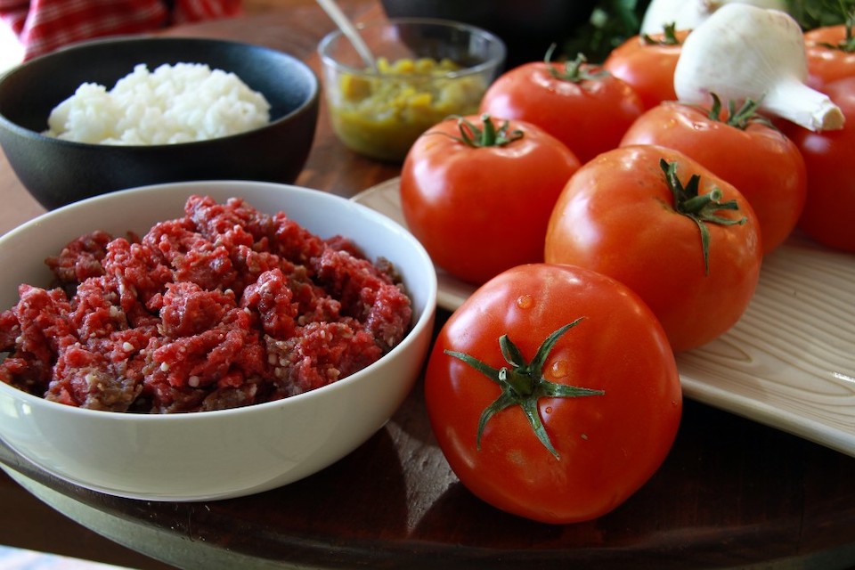 Elk-Stuffed tomatoes 1