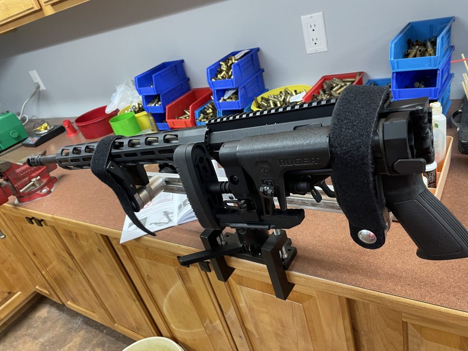 Ruger Precision Rifle in .308 on cleaning bench
308
