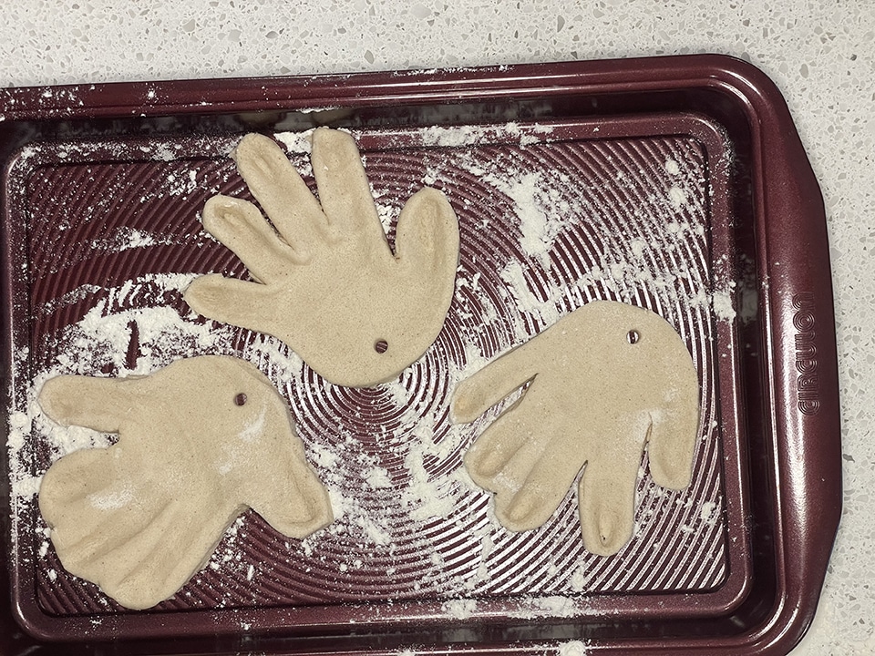 Baking the Handprints