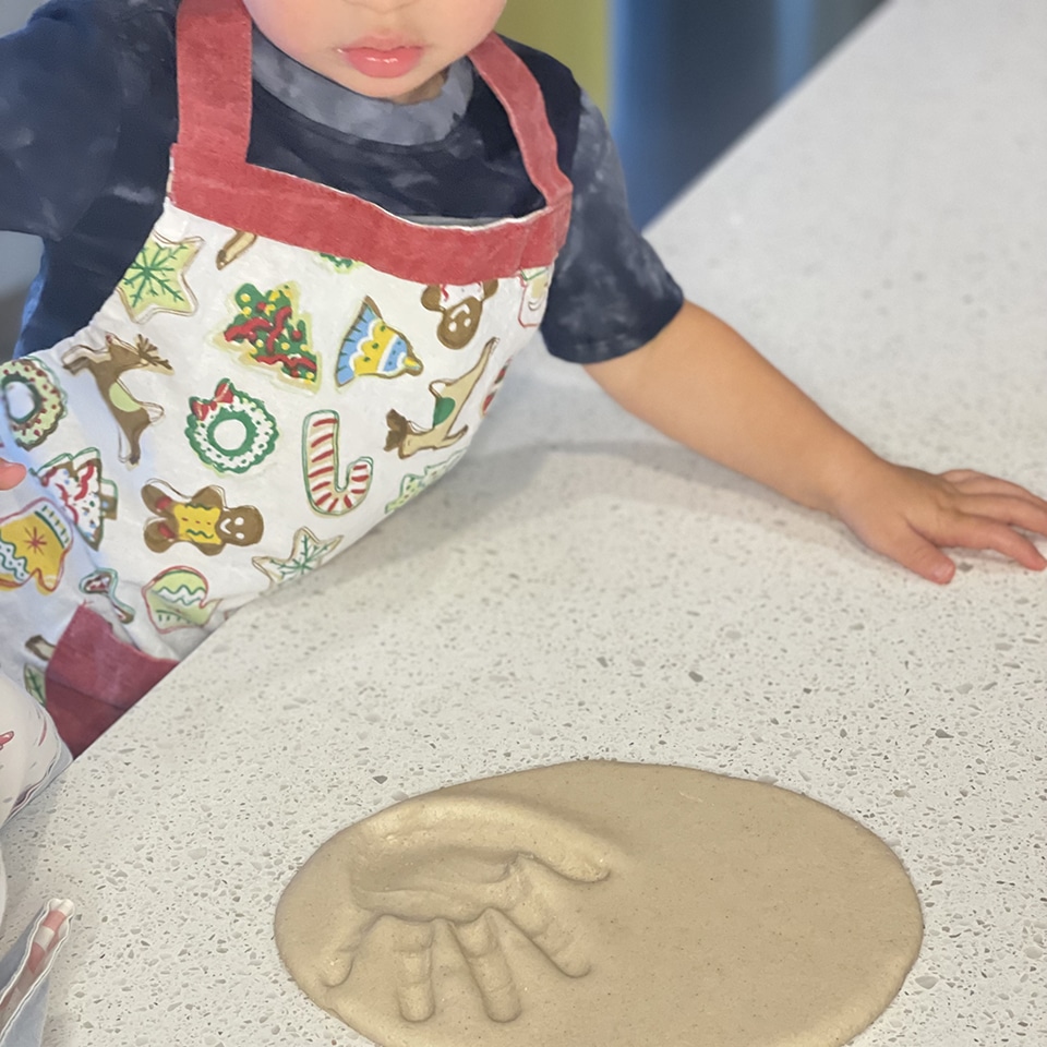 Making handprints