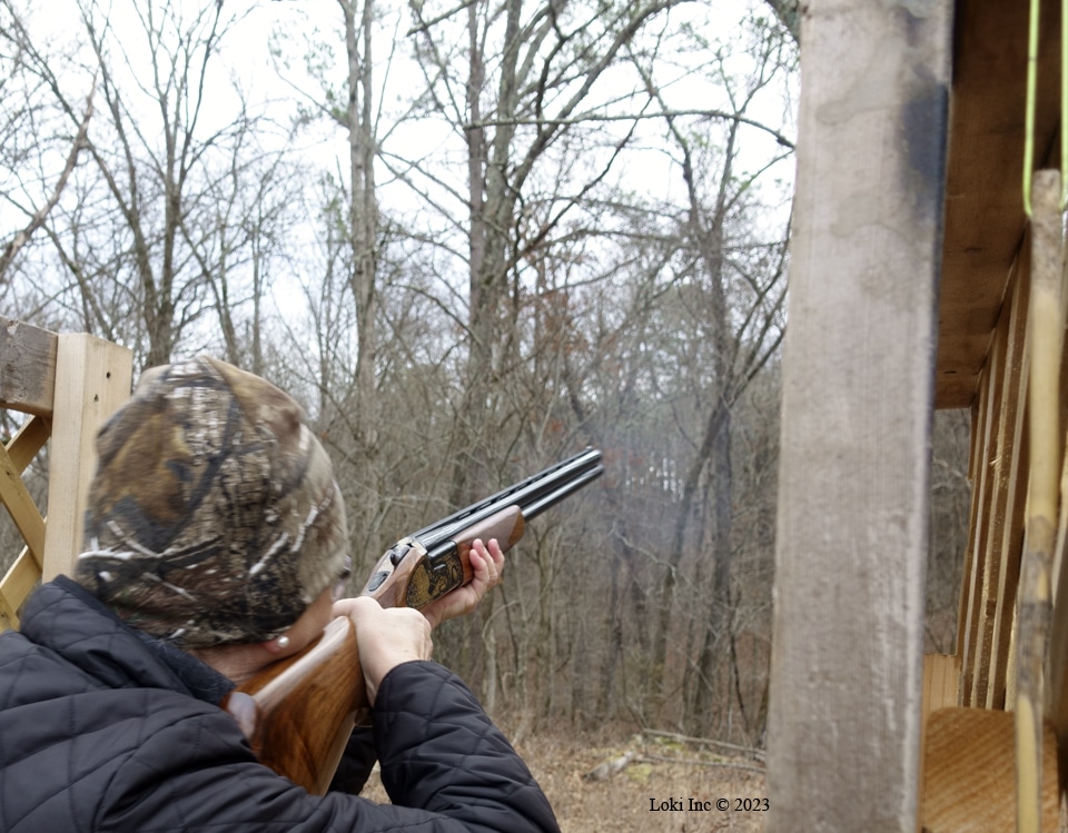 Julia on Sporting Clays Range