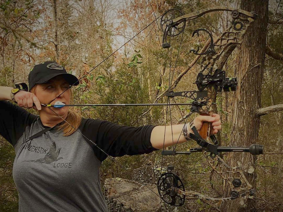 Lana Van Winkle with Mathews bow