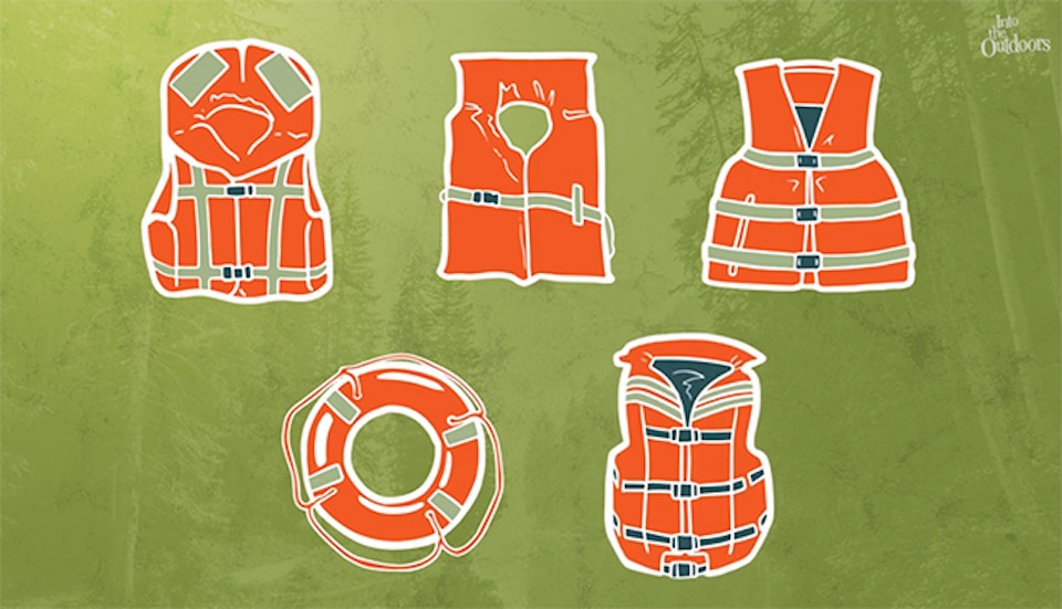 Life jacket graphic