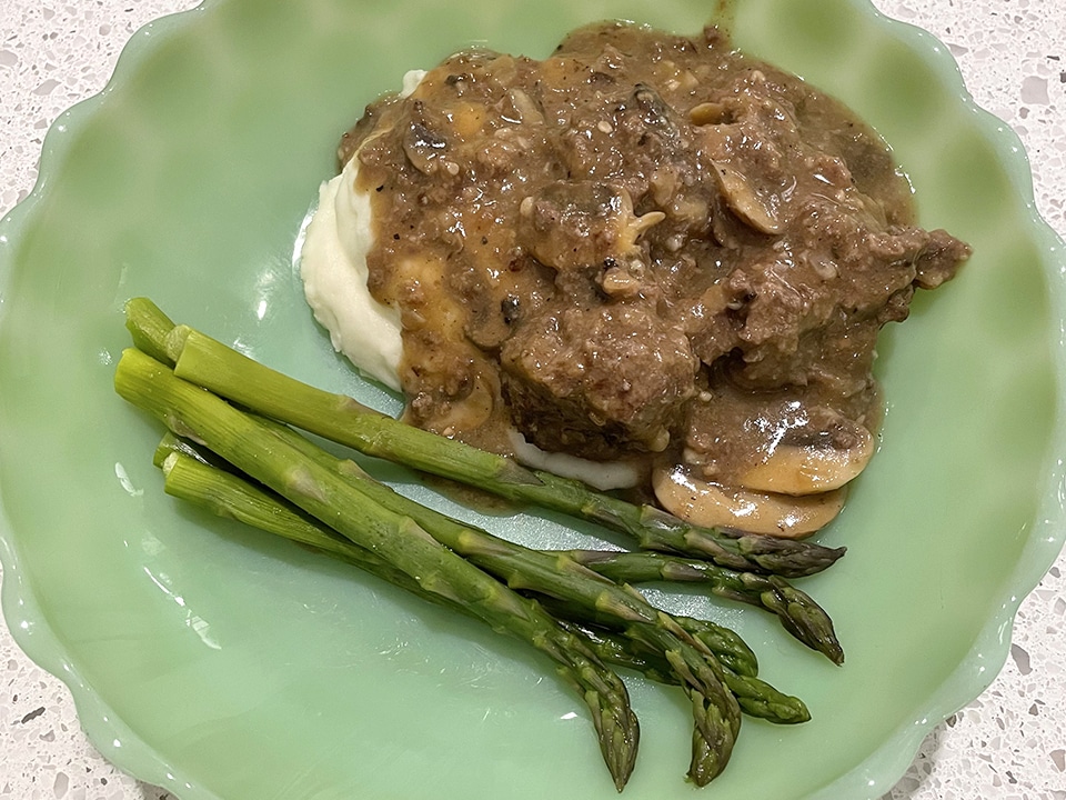 Venison Salisbury Steak Meatballs with Gravy