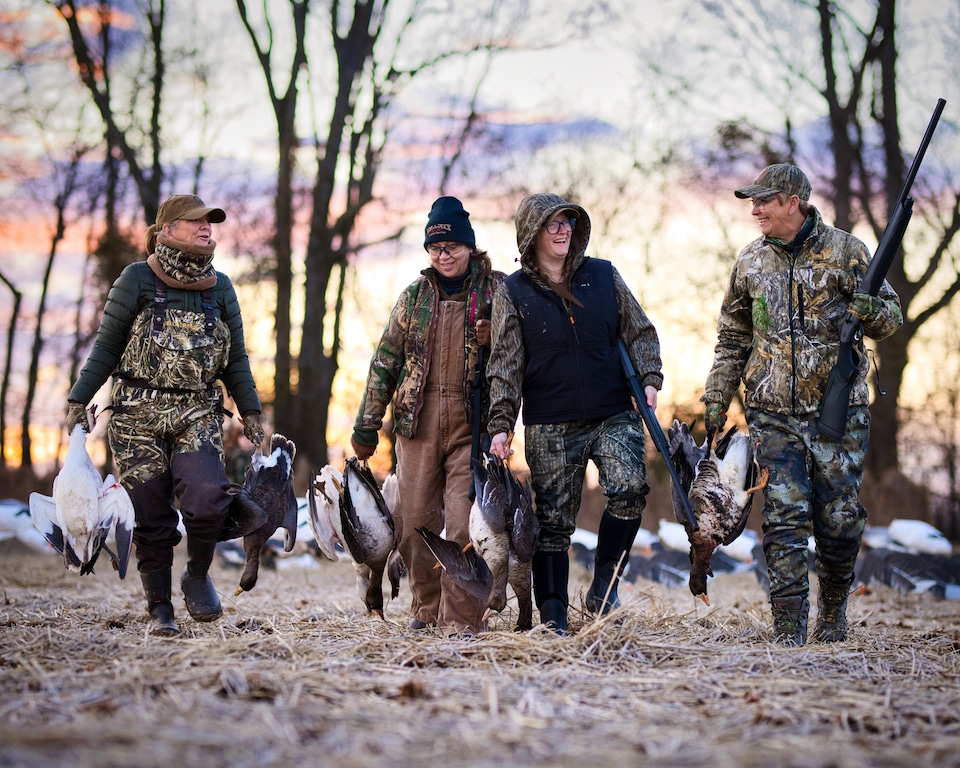 Sisterhood Outdoors goose hunt 22