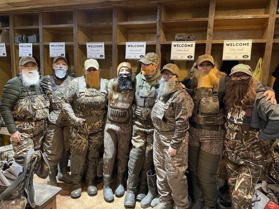 group of lady duck hunters arkansas