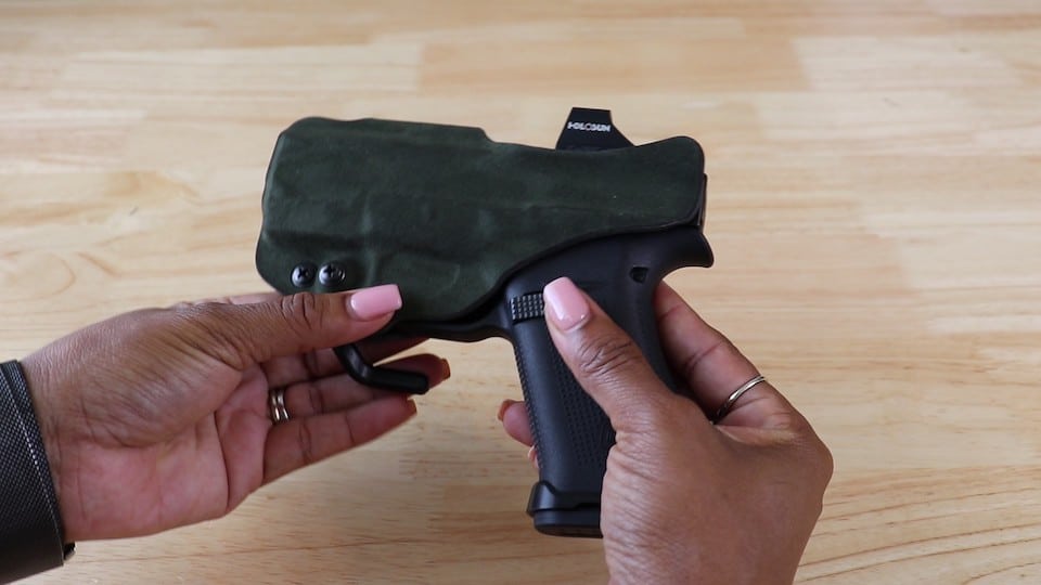 Holster should cover trigger guard