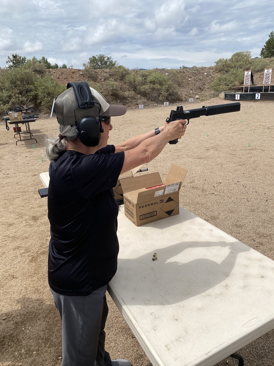 Nancy Keaton shooting SilencerCo Silencer