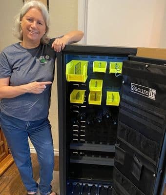 SecureIt gun safe feature