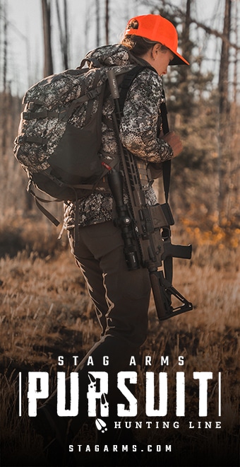 Introducing the Stag Pursuit Hunting Line. These rifles are available in both Stag 15 and Stag 10 variations chambered in .350 Legend, 6.5 Grendel, 6.5 Creedmoor, or .308 to accommodate whatever size game you are hunting.