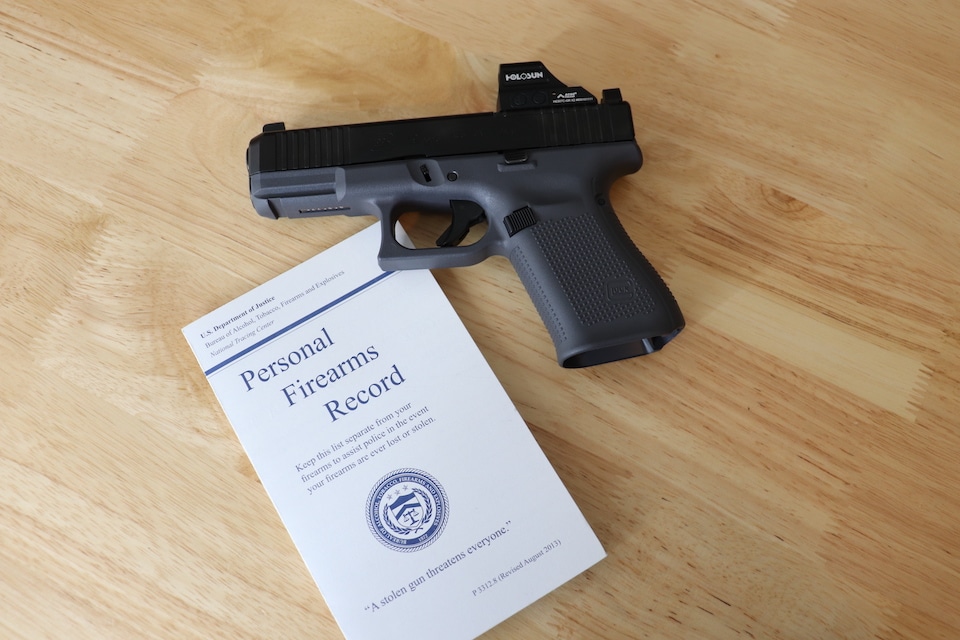 Personal Firearms Record (ATF P 3312.8)